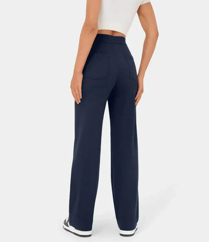 Pantalon Virginia Taille Haute - Pantalon Stretch Élégant et Confortable - Style Casual Chic