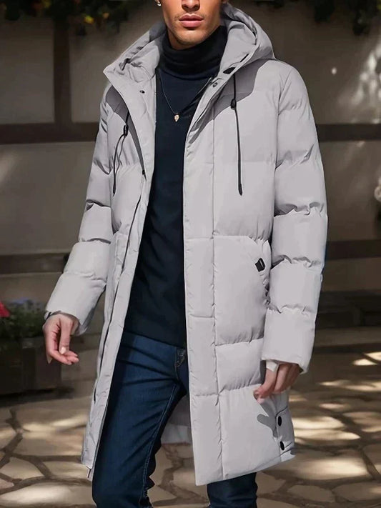 Manteau long matelassé LIAM - Élégance et chaleur pour l'hiver