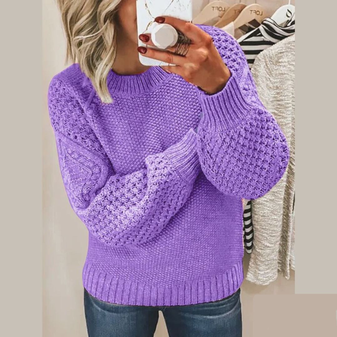 Pull en Tricot Doux Emily™ - Élégance et Chaleur pour l'Hiver