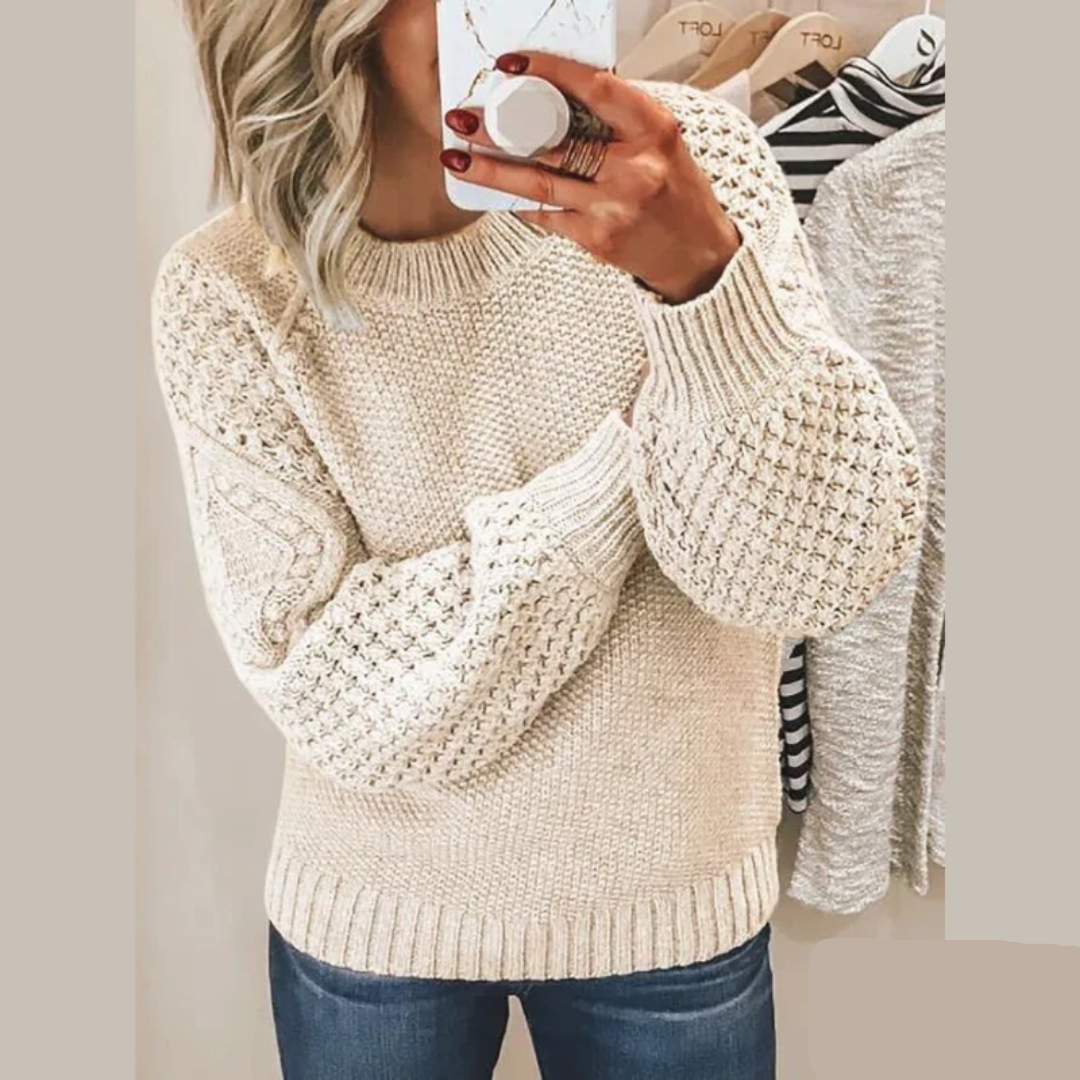 Pull en Tricot Doux Emily™ - Élégance et Chaleur pour l'Hiver