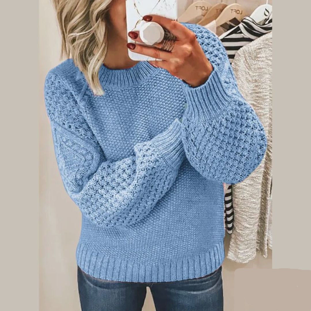 Pull en Tricot Doux Emily™ - Élégance et Chaleur pour l'Hiver