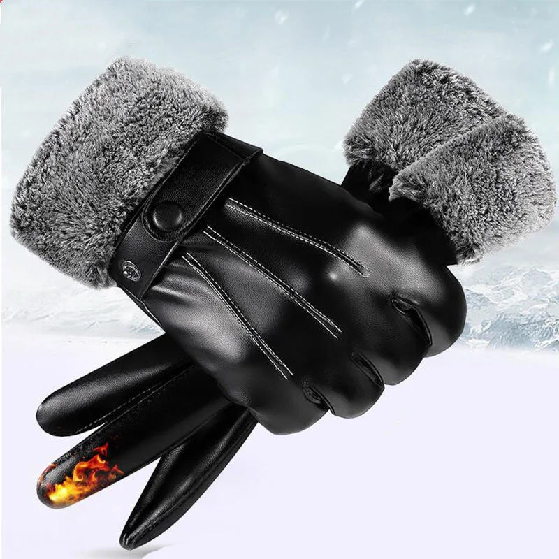 Gants Moto Hiver Homme - Gants Chauffants Imperméables pour Moto, Vélo, Scooter Électrique - Protection Thermique Extrême