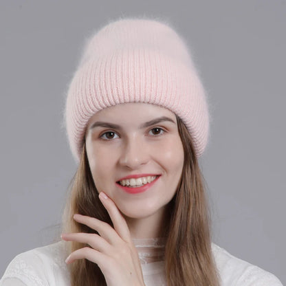 Bonnet d'Hiver Doux avec Cristaux - Bonnet Femme Tricoté Élégant - Collection Hiver Chic et Confortable