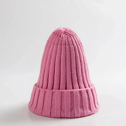 Bonnet Chaud d'Hiver pour Femme - Chapeau Tricoté avec Col Montant - Accessoire Mode Hiver Protection du Cou