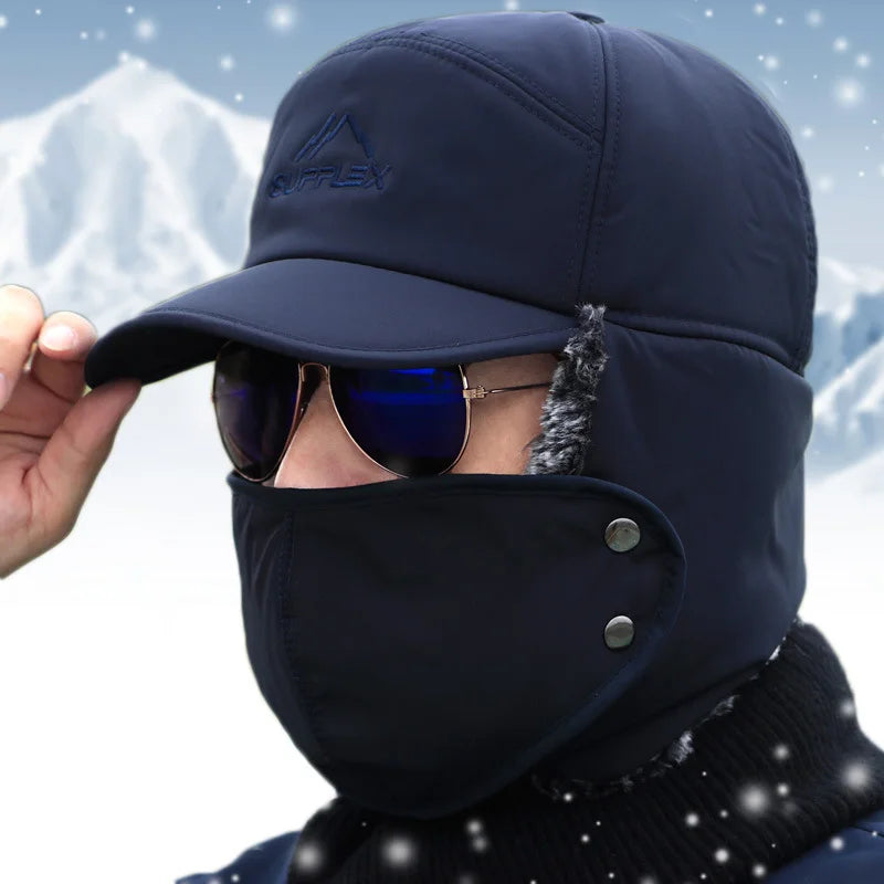 Bonnet d'Hiver Thermique avec Cache-Oreilles - Protection Ultime pour Activités en Plein Air