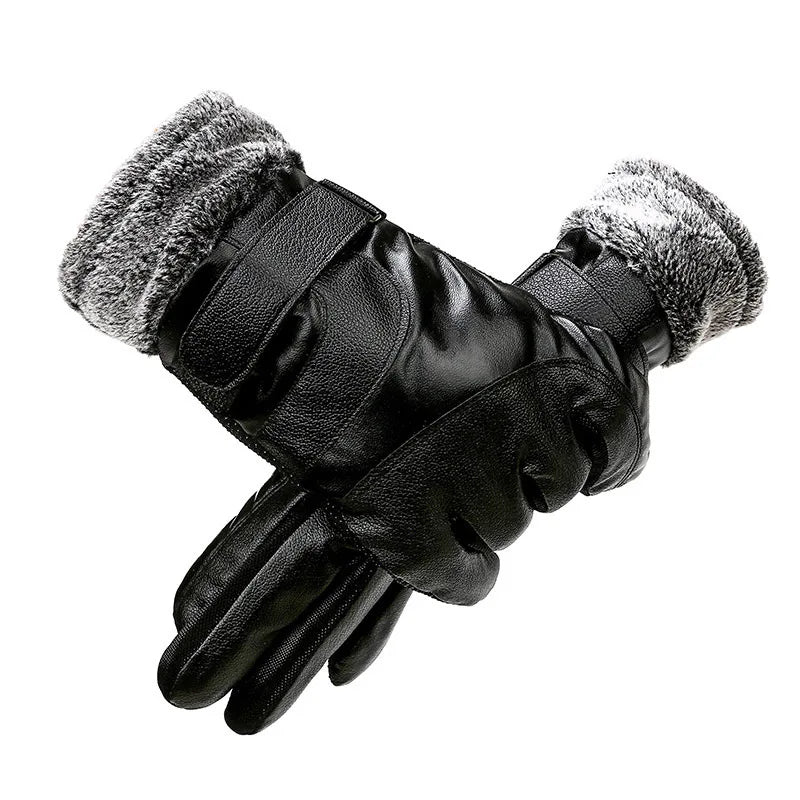 Gants Moto Hiver Homme - Gants Chauffants Imperméables pour Moto, Vélo, Scooter Électrique - Protection Thermique Extrême