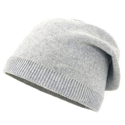 Bonnet Femme Hiver Coton et Polyester - Beanie Chaud et Élastique - Chapeau Casual pour Activités Quotidiennes