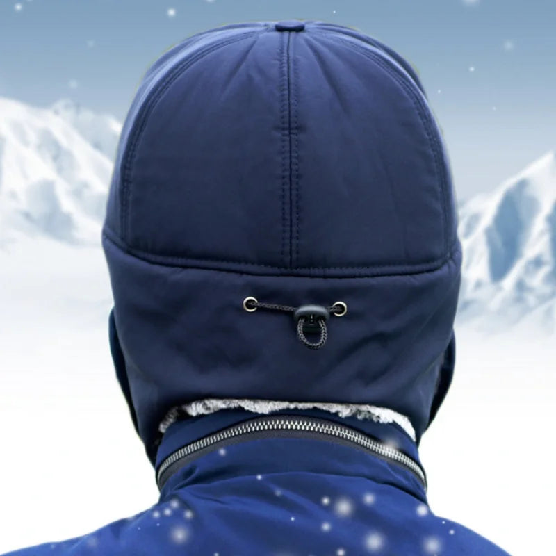 Bonnet d'Hiver Thermique avec Cache-Oreilles - Protection Ultime pour Activités en Plein Air