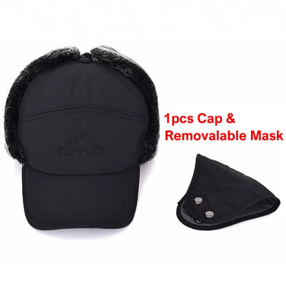 Bonnet d'Hiver Thermique avec Cache-Oreilles - Protection Ultime pour Activités en Plein Air