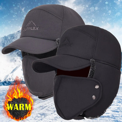 Bonnet d'Hiver Thermique avec Cache-Oreilles - Protection Ultime pour Activités en Plein Air