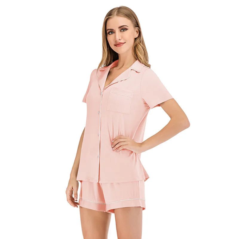 Pyjama Élégant en Matière Douce pour Femme – Confort et Style pour des Nuits Apaisantes