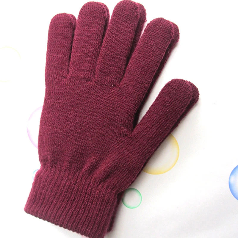 Gants Femme Tricotés Style Cachemire - Gants Chauds Doublés pour Hiver - Protection Poignets Confort