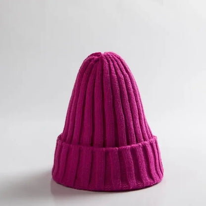 Bonnet Chaud d'Hiver pour Femme - Chapeau Tricoté avec Col Montant - Accessoire Mode Hiver Protection du Cou