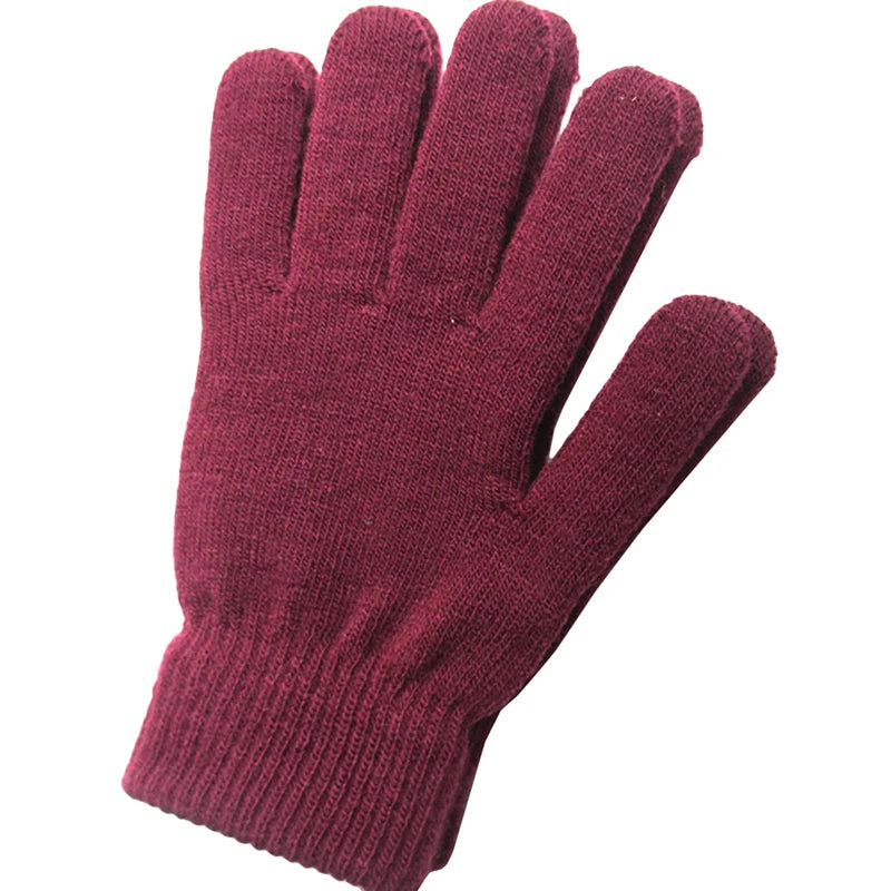 Gants Femme Tricotés Style Cachemire - Gants Chauds Doublés pour Hiver - Protection Poignets Confort