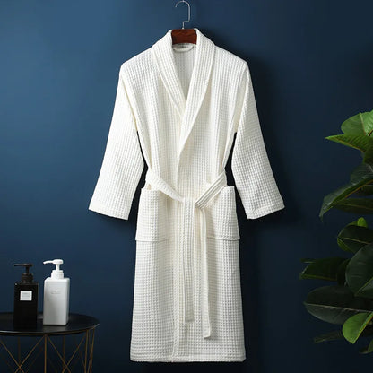 Robe de Chambre en Coton de Luxe - Confort et Élégance