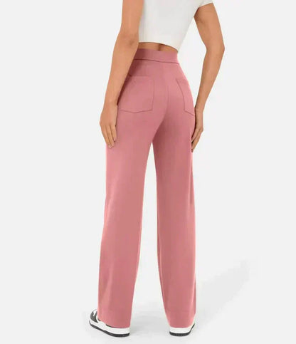 Pantalon Virginia Taille Haute - Pantalon Stretch Élégant et Confortable - Style Casual Chic