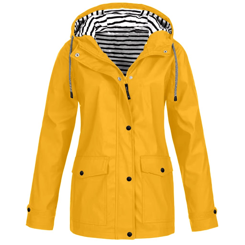 Monica™ - Manteau de pluie imperméable pour femme | Élégant et fonctionnel pour les jours de pluie